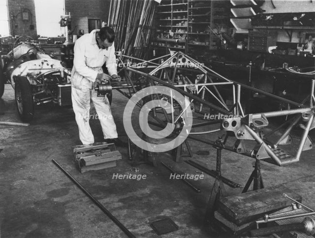 1956 Vanwall factory in Maidenhead. Creator: Unknown.