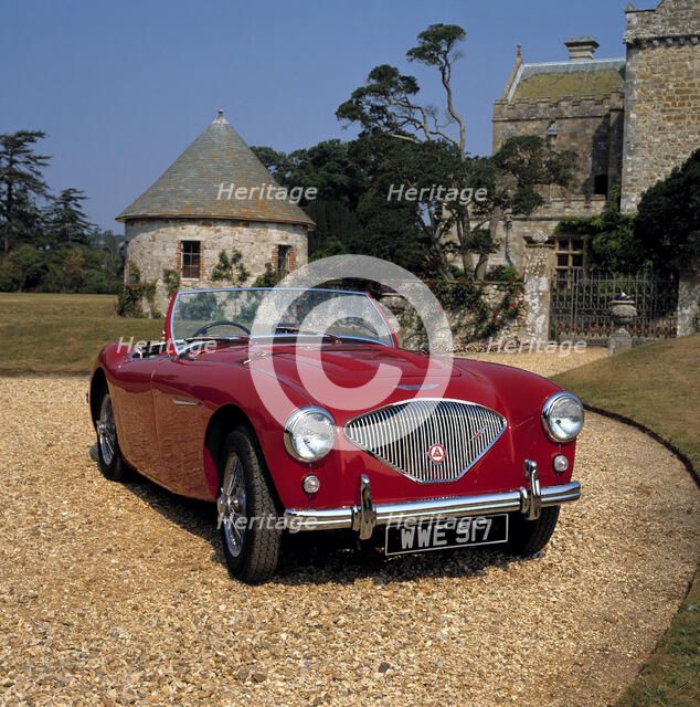 1956 Austin Healey 100 BM2. Artist: Unknown.