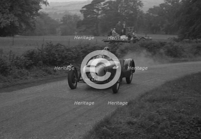 1956 Lotus 6 BMW, W.J. Perkins, Westbrook Hay hill climb. Creator: Unknown.