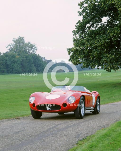 1956 Maserati 300S. Artist: Unknown.