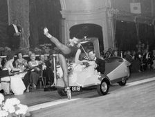 1956 Messerschmitt KR175 during concours d'elegance event. Creator: Unknown
