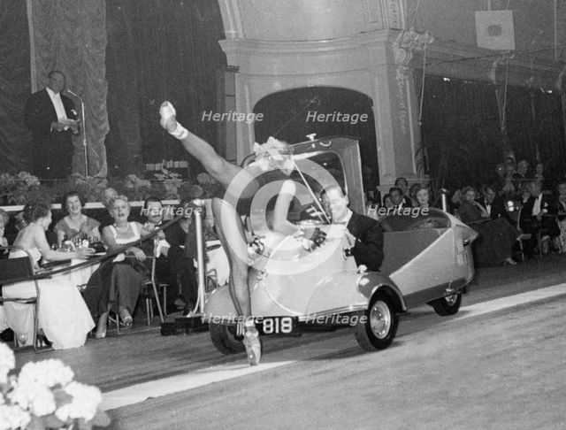 1956 Messerschmitt KR175 during concours d'elegance event. Creator: Unknown.