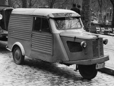 1956 Mymsa 3 wheel van. Creator: Unknown