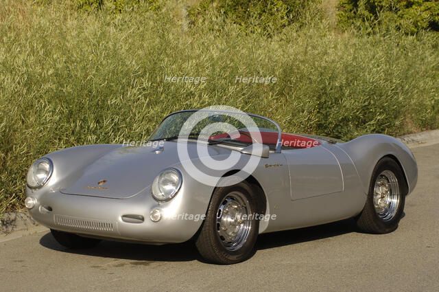 1956 Porsche Spyder - James Dean replica. Artist: Simon Clay.