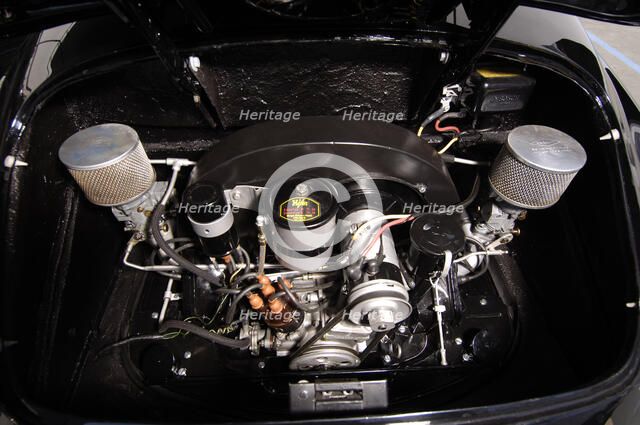 1956 Porsche Spyder - James Dean replica. Artist: Simon Clay.