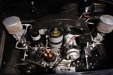 1956 Porsche Spyder - James Dean replica. Artist: Simon Clay