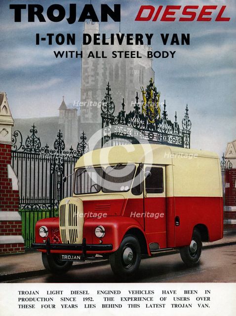 1957 Trojan diesel van brochure. Creator: Unknown.