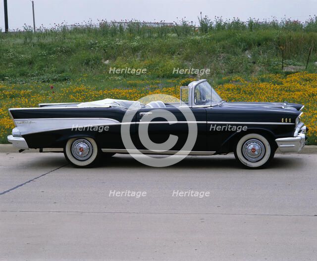 1957 Chevrolet Belair. Artist: Unknown.