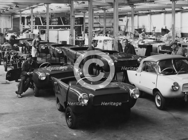 1957 Frisky factory, Wolverhampton. Body assembly. Creator: Unknown.