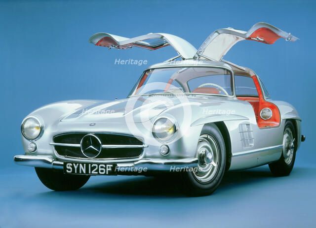 1957 Mercedes Benz 300 SL Gullwing. Artist: Unknown.