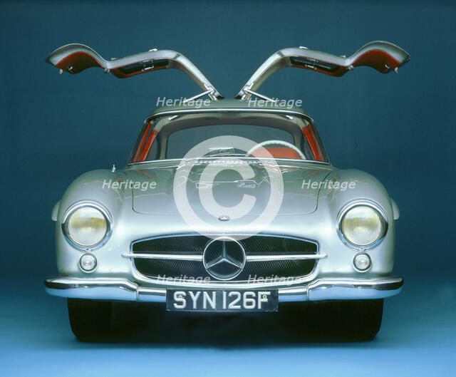 1957 Mercedes Benz 300 SL Gullwing. Artist: Unknown.