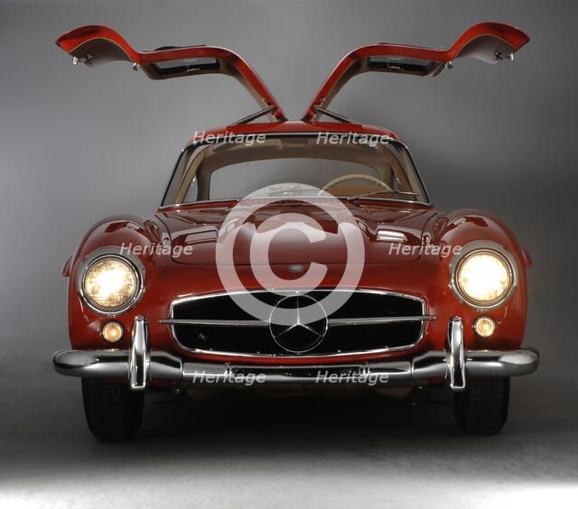 1957 Mercedes Benz 300 SL Gullwing Artist: Unknown.