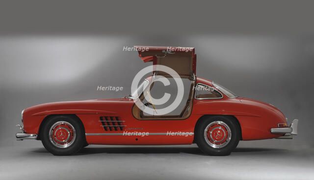 1957 Mercedes Benz 300 SL Gullwing Artist: Unknown.