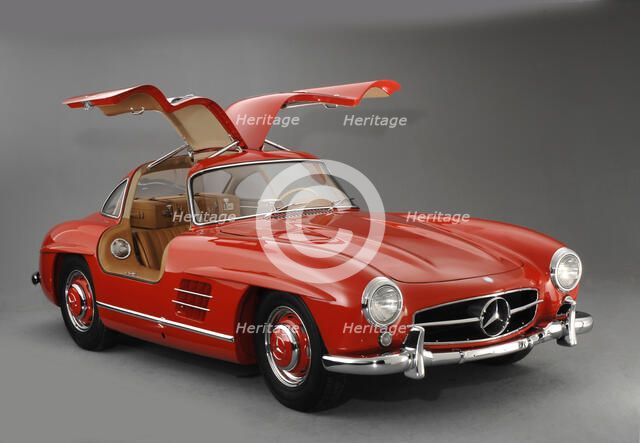 1957 Mercedes Benz 300 SL Gullwing Artist: Unknown.