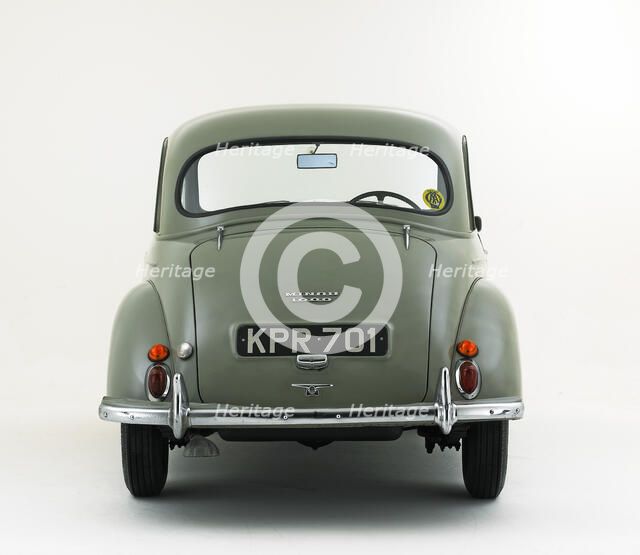 1957 Morris Minor 1000 Artist: Unknown.