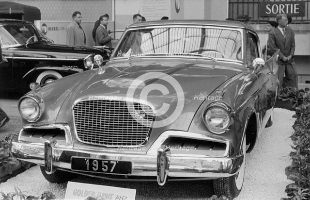 1957 Studebaker Golden Hawk. Creator: Unknown.