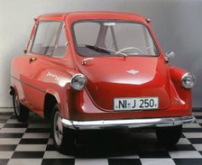 1958 Zundapp Janus microcar. Creator: Unknown
