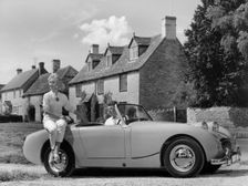 1958 Austin - Healey Frogeye Sprite. Creator: Unknown