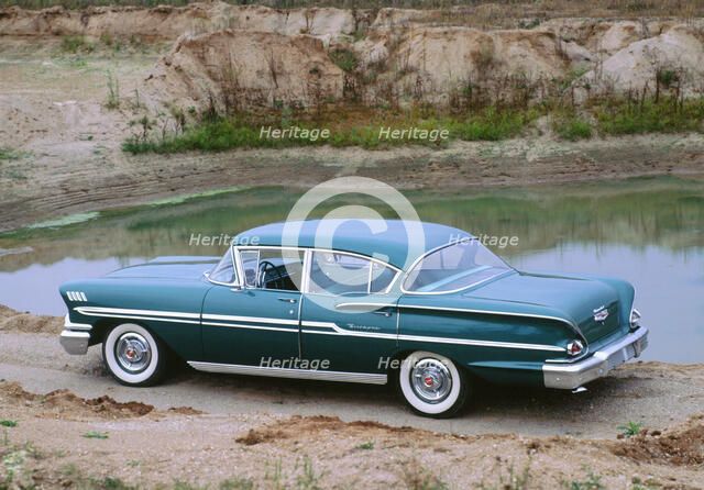 1958 Chevrolet Biscayne. Artist: Unknown.