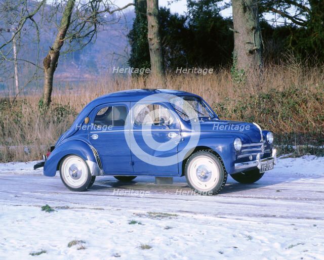 1958 Renault 4cv. Artist: Unknown.