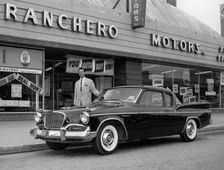 1958 Studebaker Silver Hawk. Creator: Unknown