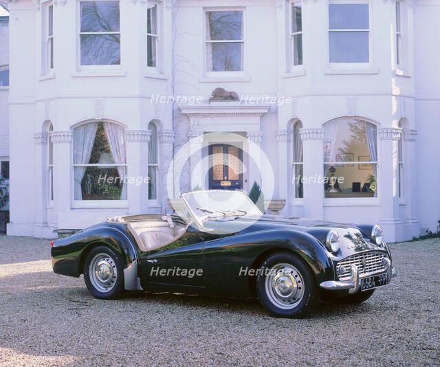 1959 Triumph TR3 A. Artist: Unknown.