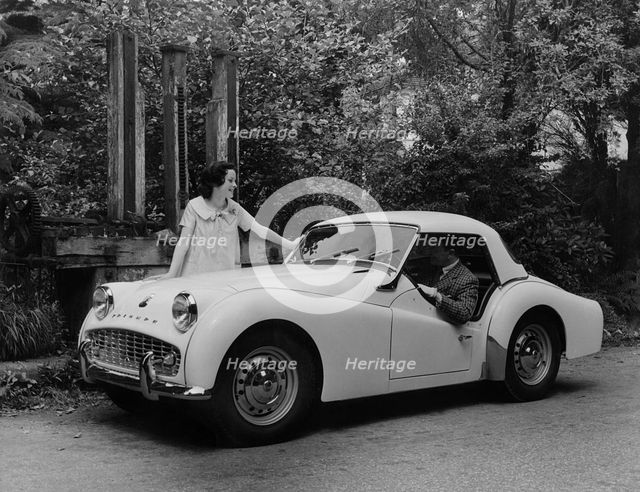 1960 Triumph TR3A (copyright B.M.I.H.T.). Creator: Unknown.