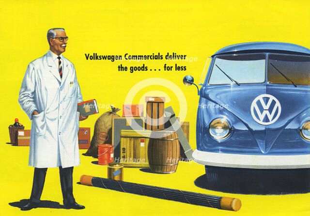 1960 Volkswagen commercial vehicle brochure Artist: Unknown.