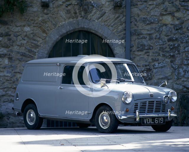 1960 Austin Mini Van. Artist: Unknown