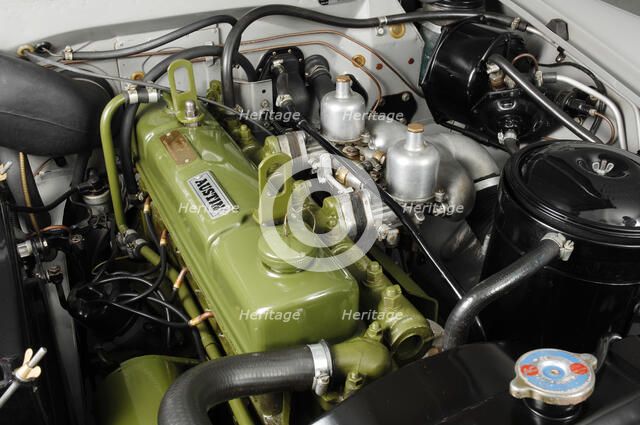 1960 Austin Westminster A99 engine bay. Artist: Unknown.