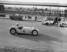 1960 Lotus Seven, J. Cottrell at Silverstone. Creator: Unknown