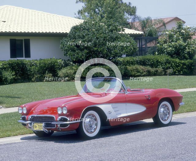 1961 Chevrolet Corvette. Artist: Unknown