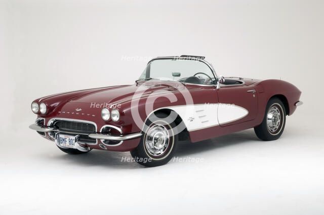 1961 Chevrolet Corvette C1 Convertible Artist: Unknown.