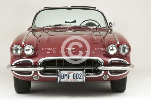 1961 Chevrolet Corvette C1 Convertible Artist: Unknown.