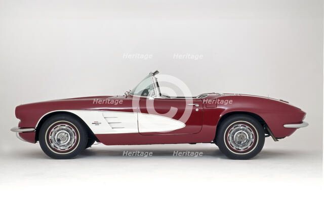 1961 Chevrolet Corvette C1 Convertible Artist: Unknown.