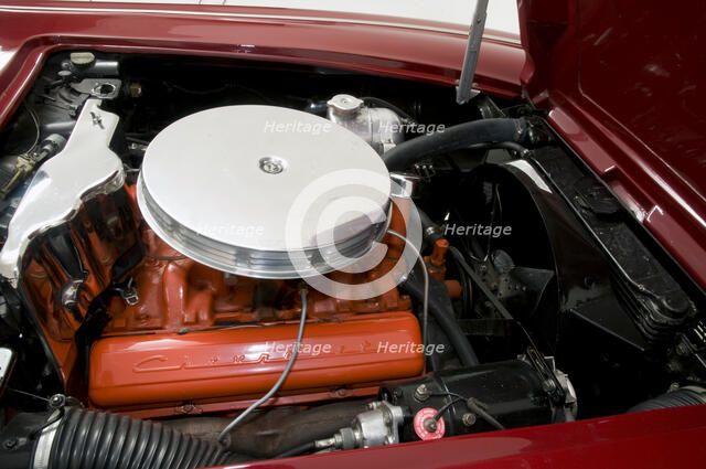 1961 Chevrolet Corvette C1 Convertible Artist: Unknown.