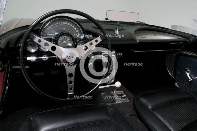 1961 Chevrolet Corvette C1 Convertible Artist: Unknown.