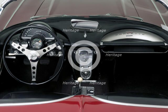 1961 Chevrolet Corvette C1 Convertible Artist: Unknown.