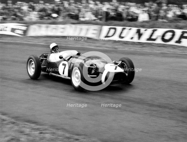 1961 Ferguson P99, Stirling Moss at Oulton Park. Creator: Unknown.