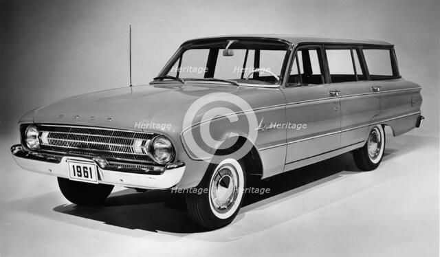 1961 Ford Falcon station wagon Artist: Unknown.