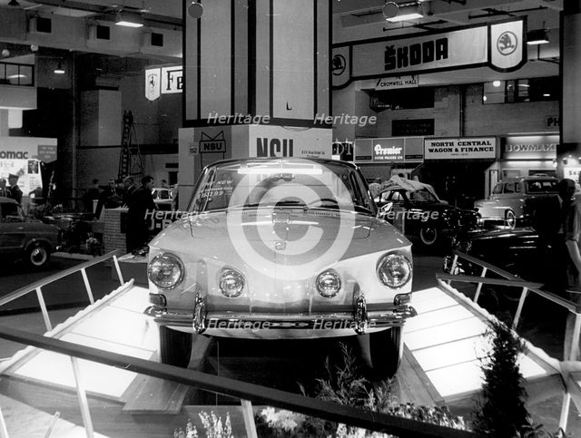 1961 Frankfurt motor show, launch of Volkswagen type 34. Creator: Unknown.