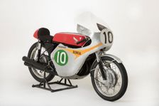 1961 Honda RC162, Mike Hailwood. Creator: Unknown