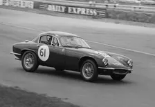 1961 Lotus Elite, Wetherill, at Silverstone. Creator: Unknown