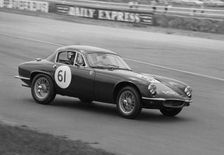 1961 Lotus Elite, Wetherill, at Silverstone. Creator: Unknown