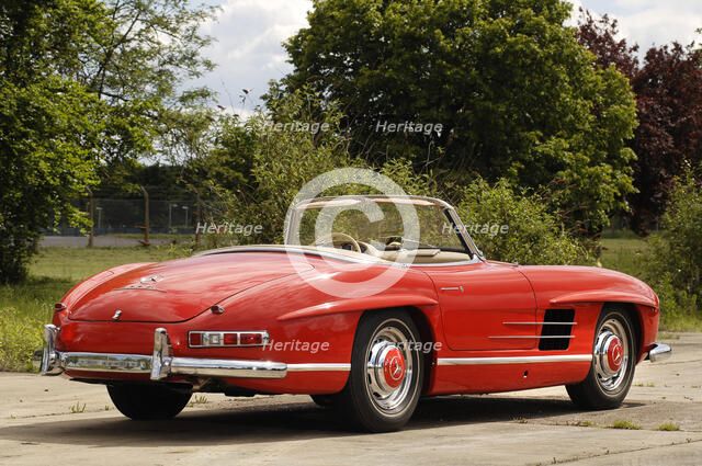 1961 Mercedes Benz 300SL Artist: Unknown.
