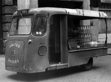 1962 Wales & Edwards electric milk float. Creator: Unknown