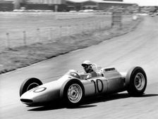 1962 Porsche 804, Joe Bonnier, British Grand Prix. Creator: Unknown
