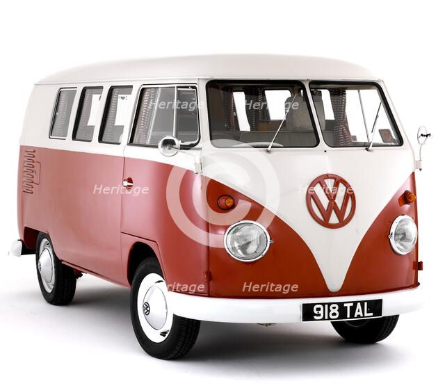 1963 Volkswagen Devon Camper van. Artist: Unknown.