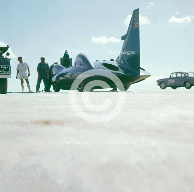 1963 Bluebird CN7 at Lake Eyre, Australia. Artist: Unknown.