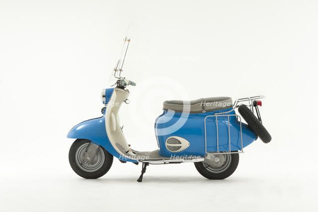 1964 BSA Sunbeam 250cc  Artist: Unknown.